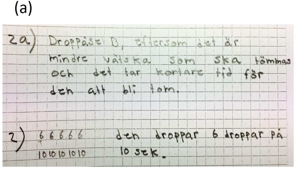 forskning om undervisning och lärande 2018: 2 vol. 6 57 till den värderande uppgiften, och de flesta av dem (sex elever) uttrycker en takt.
