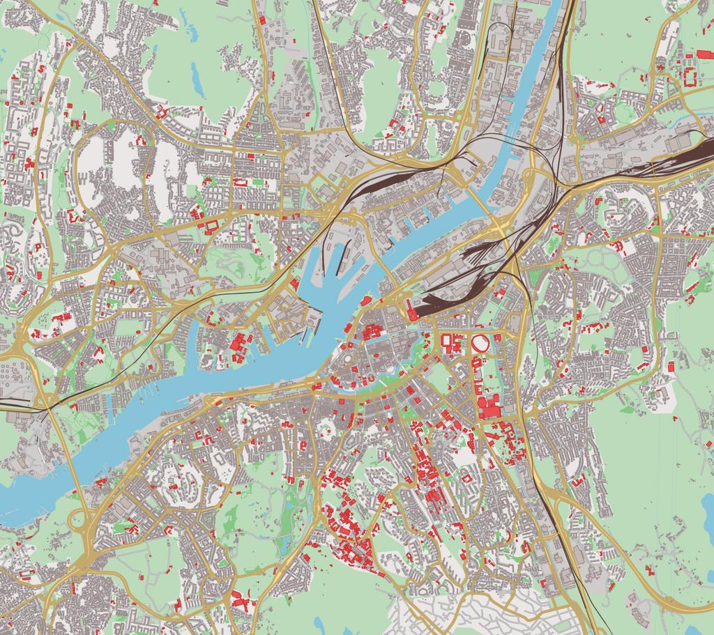 Förslag systemområde Dagens Styr & Ställ område Nytt område från år 2020 Wieselgrensplatsen Kvillebäcken Backaplan Frihamnen Gamlestadstorget Redbergsplatsen Lundby Lindholmen Majorna Sahlgrenska