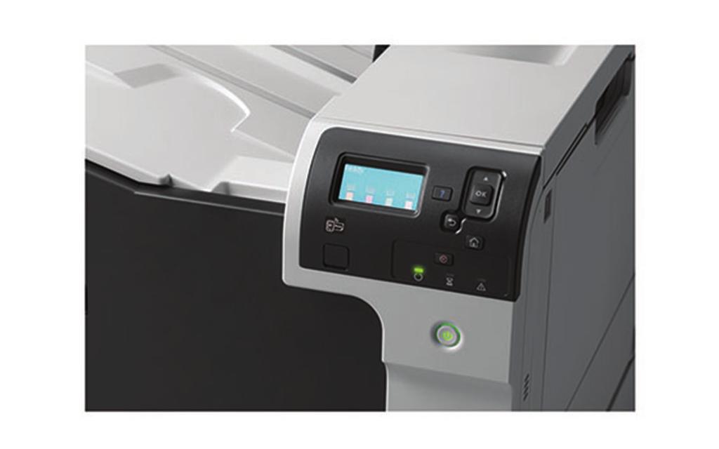 Datablad HP Color LaserJet Enterprise M750 skrivarserie Skriv ut färgdokument i stora volymer med professionell kvalitet på ett stort antal olika pappersformat.
