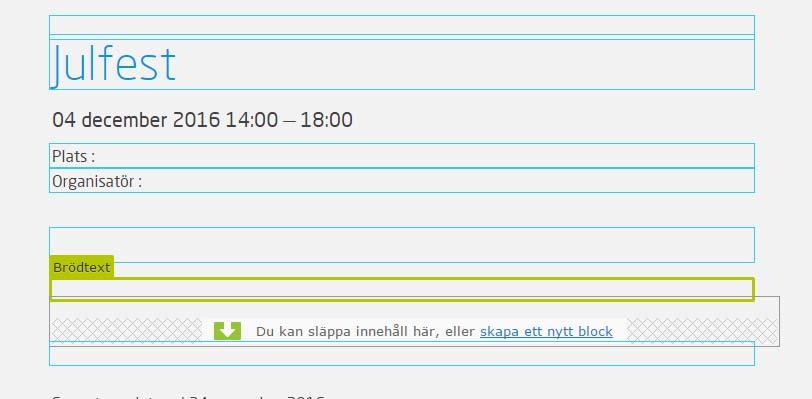 SKAPA KALENDERLISTA Om föreningen önskar en kalender så behöver du skapa en kalenderlista. Kalenderlistan fungerar som en behållare för kalenderhändelser och behöver endast skapas en gång.