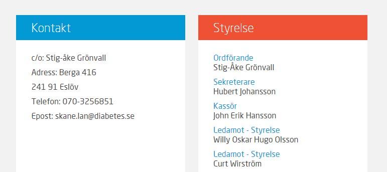 OM FÖRENINGENS SIDOR I vänstermeny under Vårt arbete finns en mapp som heter Föreningar. Här finns samtliga föreningars sidor sorterade efter län.