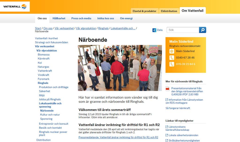 Glöm inte er egen sida! www.