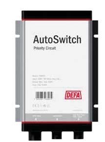 Produkter - AutoSwitch AutoSwitch När det är tillkopplat både landström och inverter till samma anslutning gör AutoSwitchen att nätspänningen via intagskabeln alltid är prioriterad så att invertern