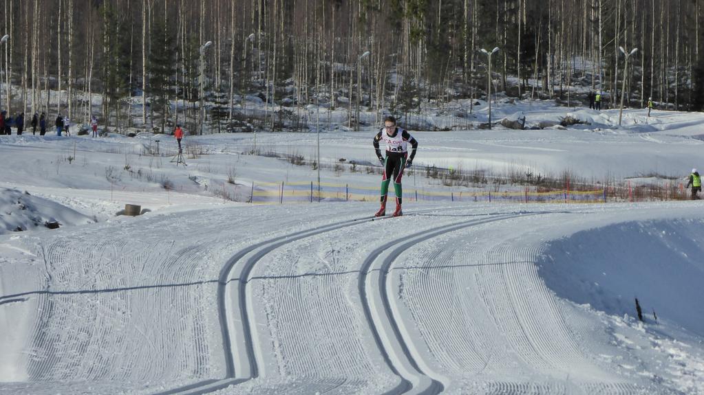 Bolleberget skidstadium bjöd på jämna och fina förutsättningar under hela