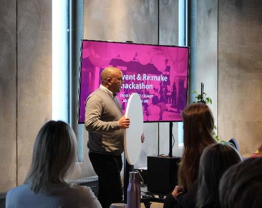 11 (36) Per Håkansson, Kompanjonen - Hur fasta inredningsprodukter kan bli synliga på marknaden, redan innan de blir avfall? Hur ökar man återbruk till en industriell nivå?