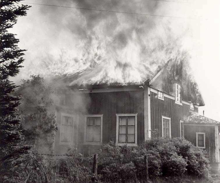 1962 fick brandkåren rycka ut till en