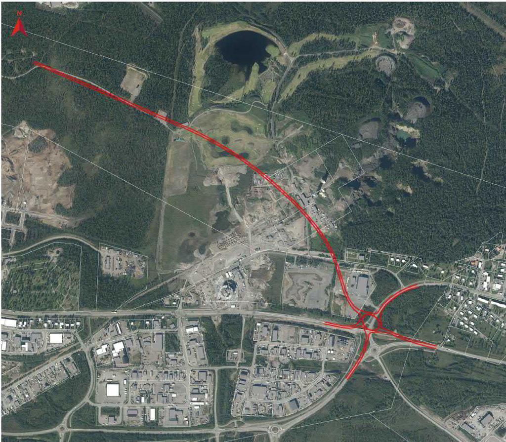 Bakgrund och syfte Som en del av Kirunas planerade stadsomvandling planeras en ny sträckning av E10 från Kurravaaravägen österut till nuvarande E10 vid Tuollovaaravägen.