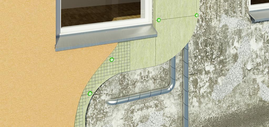 Systemet förbättrar miljön för de boende och minskar uppvärmnings-kostnaderna, vilket minskar negativ miljöpåverkan.