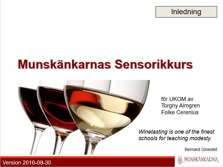 Sensorikkursen en