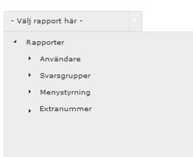 SKAPA EN RAPPORT I STATISTIK BAS Statistik Bas-rapporterna är designade för att vara enkla att lära sig och uppfyller de vanligaste behoven gällande kommunikationsrapportering.