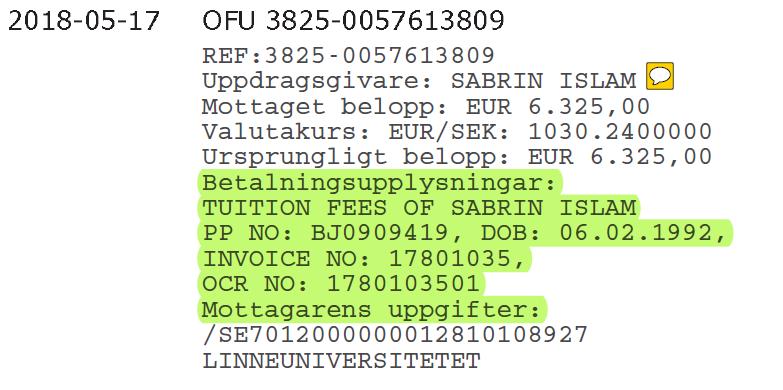I verktyget kommentar finns även möjlighet att stryka över text med färg exempelvis för att tydliggöra viktig information.