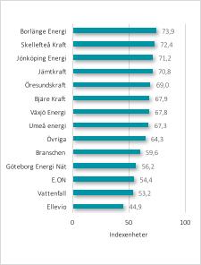 2017 SKI Kundnöjdhet Elnät privatmarknaden