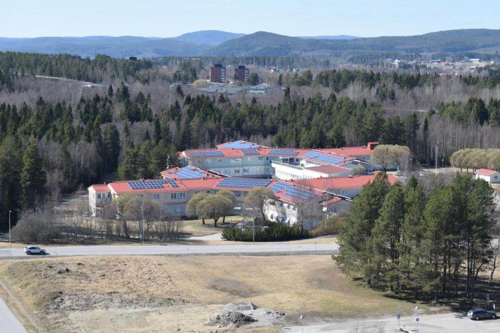 5 Resultat der ger upphov till en viss skuggbildning på solpanelerna under vissa tider på året.