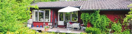 TELEFON 070-3186730 Välskött fritidshus på bilfri ö, Länsö Högt beläget med viss sjöutsikt Väl