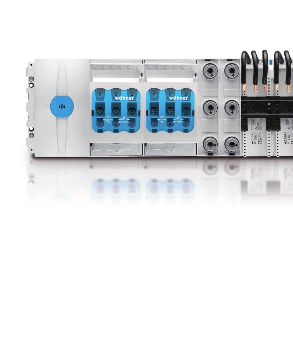 Wöhner Samlingsskensystem Wöhner har sedan starten 1929 med säkringssocklar gått till att bli en utav världens