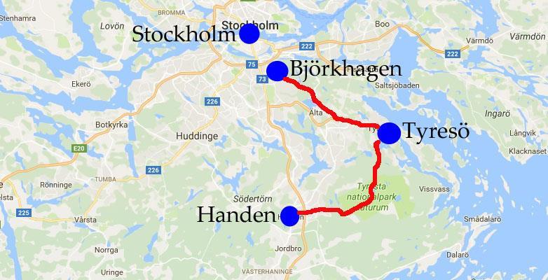 Sörmlandsleden, Handen Stockholm, 4 nätter Sida 5 av 5 Sörmlandsleden Sörmlandsledens mäter 1 000 km och är uppdelad i 62 etapper. Leden bjuder på storslagen och växlande natur.