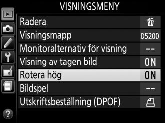 4 Placera markören på den valda menyn. Tryck på 2 för att placera markören i den valda menyn. 5 Markera ett menyalternativ.