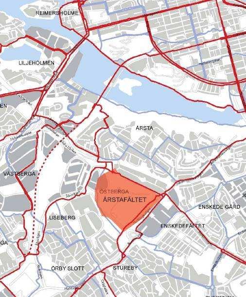 - Gång- och cykelvägarna genom parken är tydligt kopplade till de lokala och regionala cykelstråken.