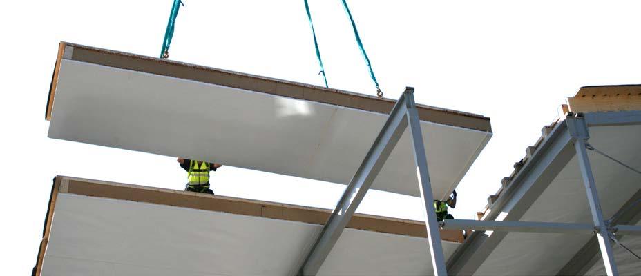 Vi kan leverera olika former av taksprång, med upp till åtta meter långa utstick och olika