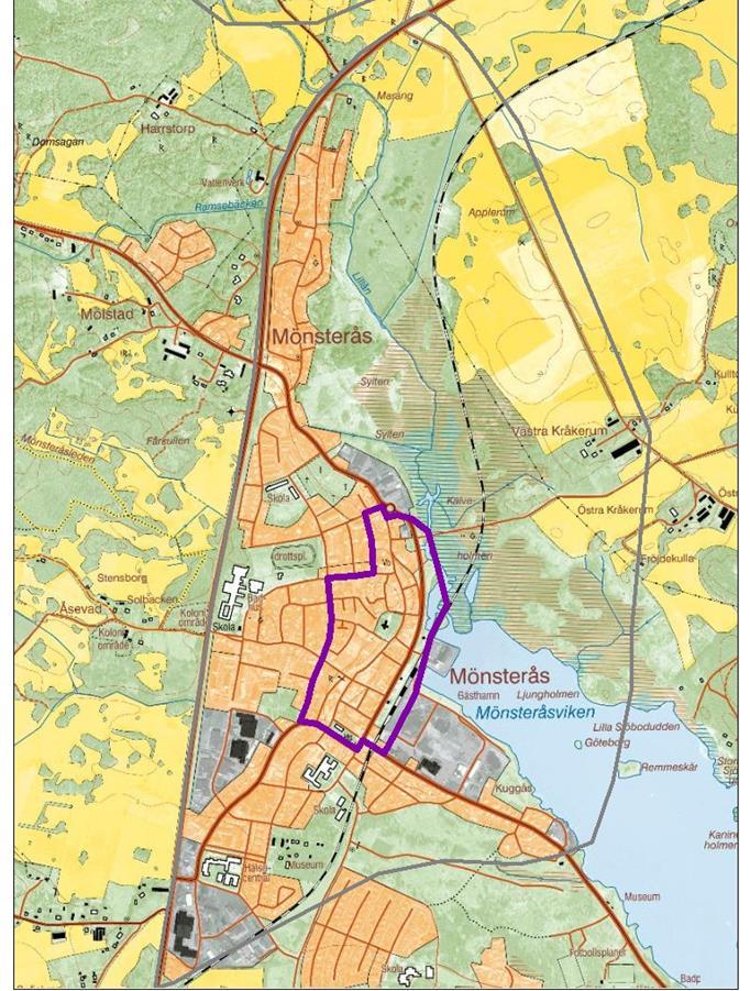 framgår av en avmätningskarta från 1726 och av Generalstabens