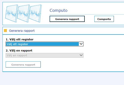 När man ska logga in i Computo kan man välja att logga in direkt i Computo eller först i Comporto och sedan vidare till Computo.