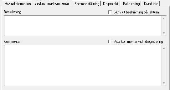 Tidkort grundbok Detta val innebär att tidkortet (för tidregistrering) kommer fram automatiskt när du registrerar på ett projektmärkt konto i grundboken.