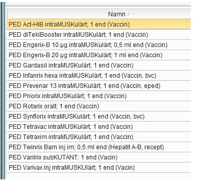 h2018 08 Lista på övriga barnvaccinationer som kan förekomma inom BVCverksamheten.