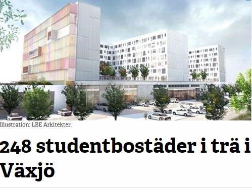DOCENTEN 2018 TRÄBYGGANDE FÄRDIGA VOLYMER BULLER STAD 248 BOSTÄDER+ICA SUPERMARKET