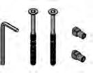 MOUNTING INSTRUCTIONS Lever handles - Futura / models: 01 / 02 / 03 / 04 / 05 / 06 / 08 / 10 / 11 / 12 / 13 1 2 3 Complete handle with shaft Screw set 61 Tools for mounting The door handles are