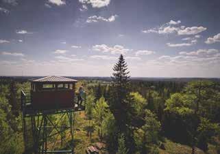 HÖGLANDSNATUREN Att komma ut i naturen i Nässjö är som att kliva ut i de norrländska vidderna eller i de skotska högländerna. Här är luften hög, vyerna storslagna och årstiderna tydliga.