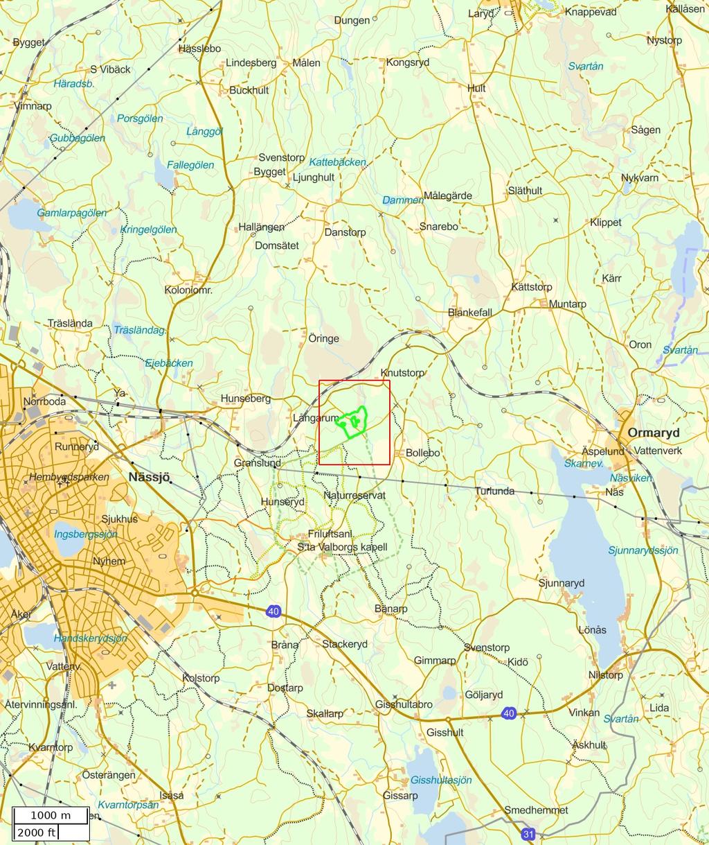 Traktdirektiv 2018-09-06 08:52 :52 Hushållningssällskapet Skog Översiktskarta Skala: ~1:50000