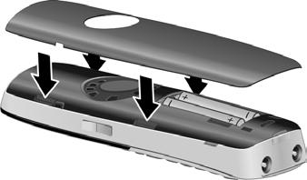 Använd endast de batterier som rekommenderas av Gigaset Communications GmbH.
