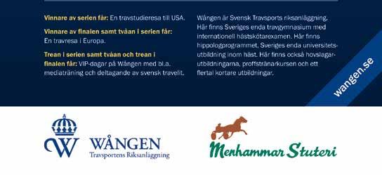 ÅBY DISTANS b START BANKOD m : TRIO TVILLING Wången Cup - Lärlings- & Ungdomslopp - Stolopp --årig svensk ston. -. kr, körd v C-E- eller F- liensinnehvre. m. Autostrt. Pris:.-.-.-.-.-(.)-(.) kr.