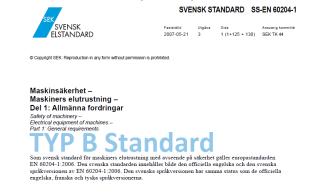 Det är frivilligt att använda harmoniserade standarder, men om man använder dem och uppfyller alla relevanta krav som standarden anger, så anses man därmed uppfylla Maskindirektivets krav.