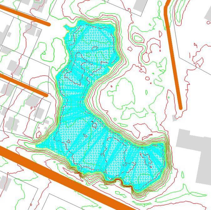 4 (8) Figur 3-11500 m 3 ryms inom cyanfärgade området Befintlig situation Fastigheten idag är en del av Gamla Stan 2:26 och består av ca 24 000 m 2 med en byggnad på 840 m 2 och ytterligare 750 m 2