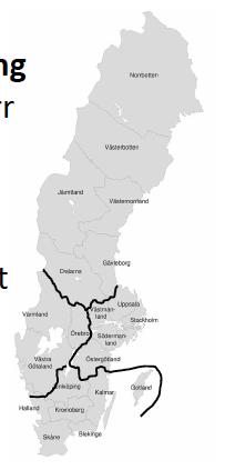 Geografisk indelning Ny distriktsindelning Svensk Bilsport