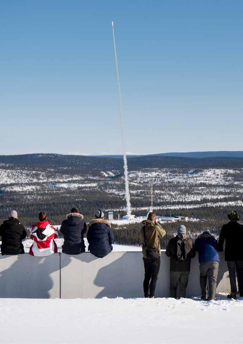 Raketuppsändning från Esrange.