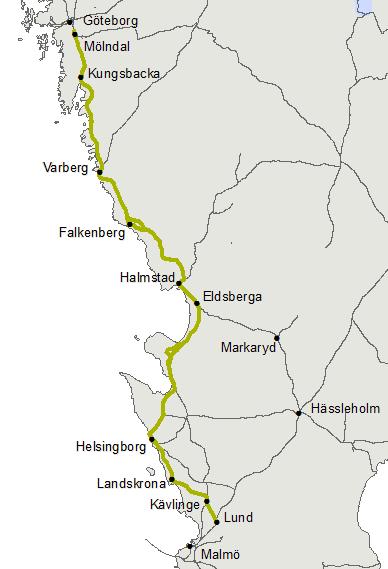 Västkustbanan är central för en region i tillväxt utbyggnad förbättrar förutsättningarna men mer krävs!