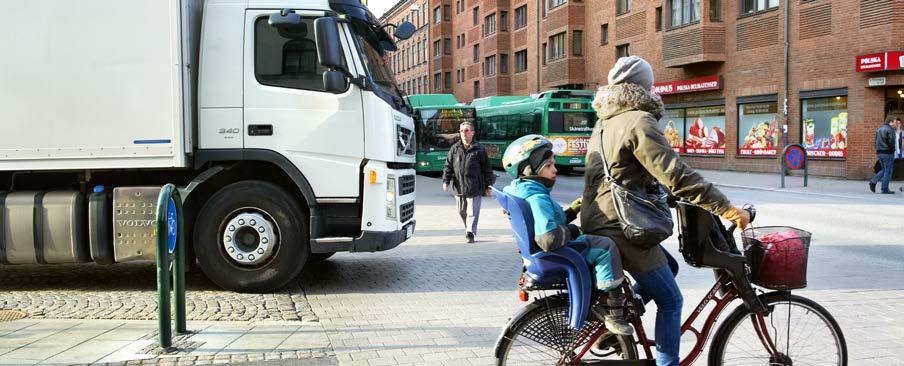 Utmaningar med godstransporter i stadsmiljö Det blir allt viktigare att planera för urbana godstransporter.