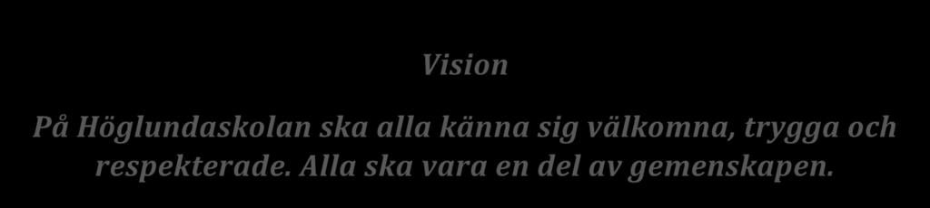 Åtgärder på Höglundaskolan som förebygger diskriminering och kränkande behandling... 4 5. Åtgärder på Höglundaskolan vid kränkning/diskriminering under läsåret 2016/17... 5 6.