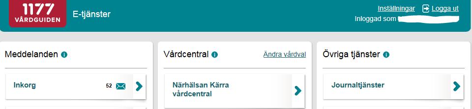 Byt lösenord Det är bra om du går in och byter ditt lösenord, det kan vara svårt att komma ihåg den kod du fick i brevet.