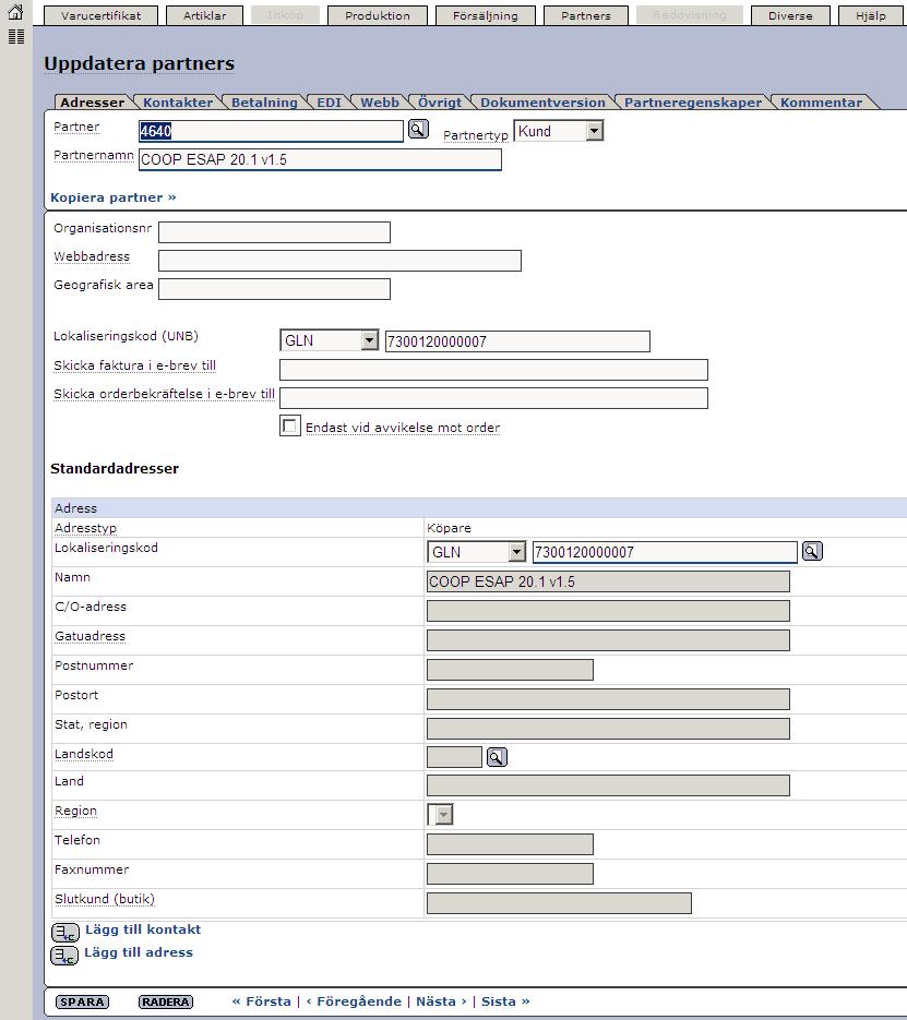 Senast uppdaterat: 10-06-14 Exder Coop ESAP 20.1 v1.