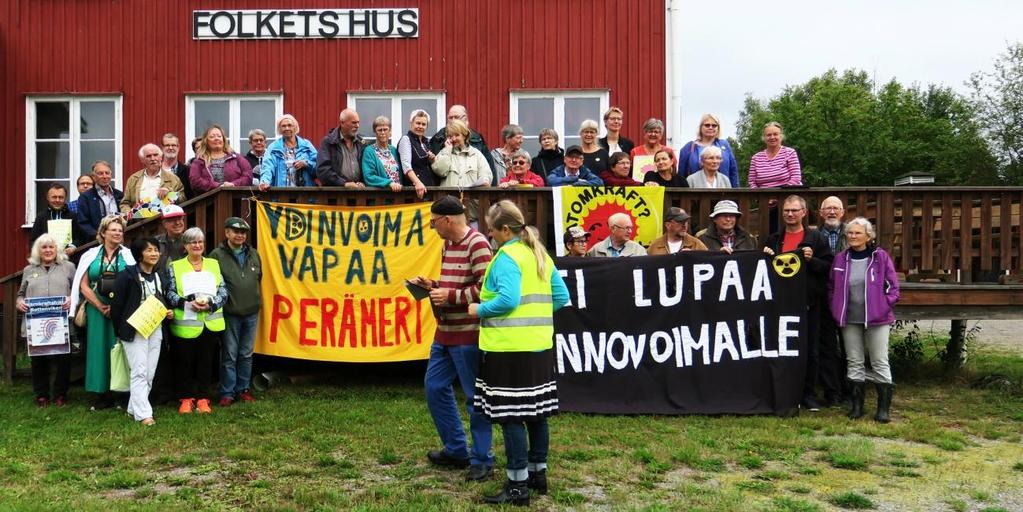 Manifestation vid Kalixälvens strand Se film av Bernt Selberg https://www.youtube.com/watch?