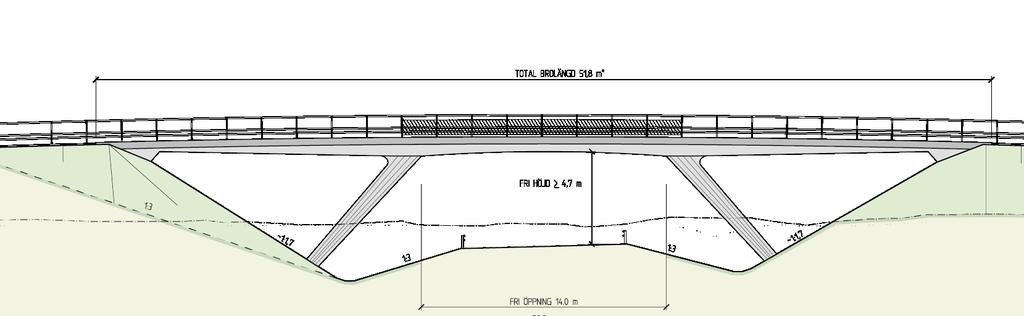 Övriga ytor sås med gräsfröblaning anpassad efter klimatet likt övriga delar av ny E10 förbi kiruna.