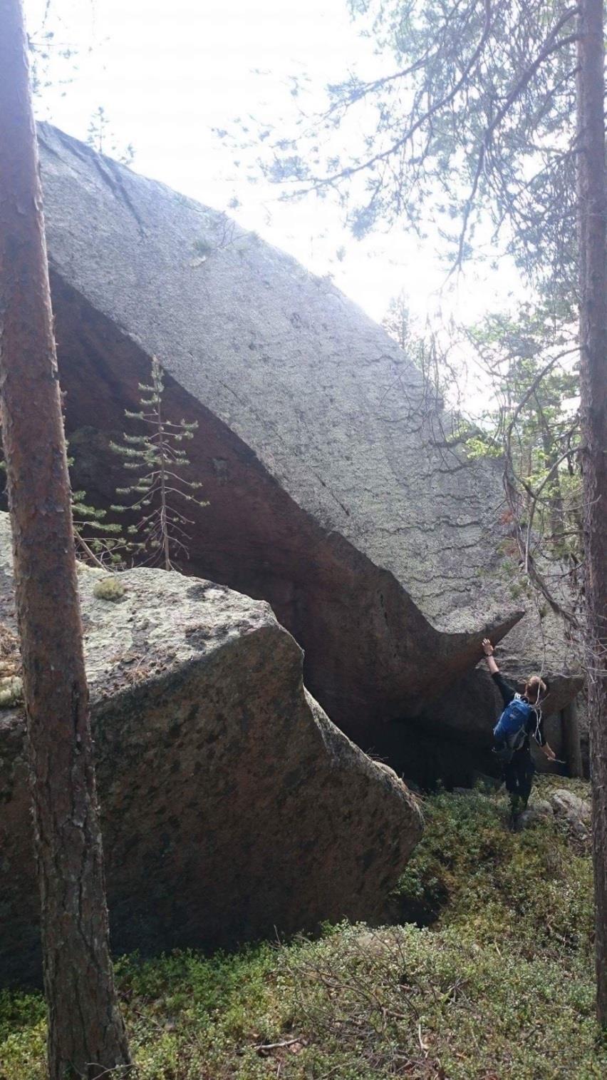 BOULDERING Potentialen för bouldering i området är mycket stor!