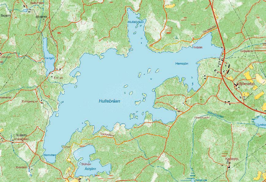 Sjöar med utökat skydd Bedömningarna av sjöarna är gjord utifrån TÖS-modellen. Resterande uppgifter är hämtade från kommunens Naturvärdesbedömning som gjordes 1994.