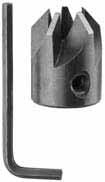 Bosch-tillbehör 11/12 Borrning Träborr 111 Påsticksförsänkare till träspiralborr Passar för hårt och mjukt trä, laminerade och obehandlade spånskivor och plywood Försänkaren går även att använda som