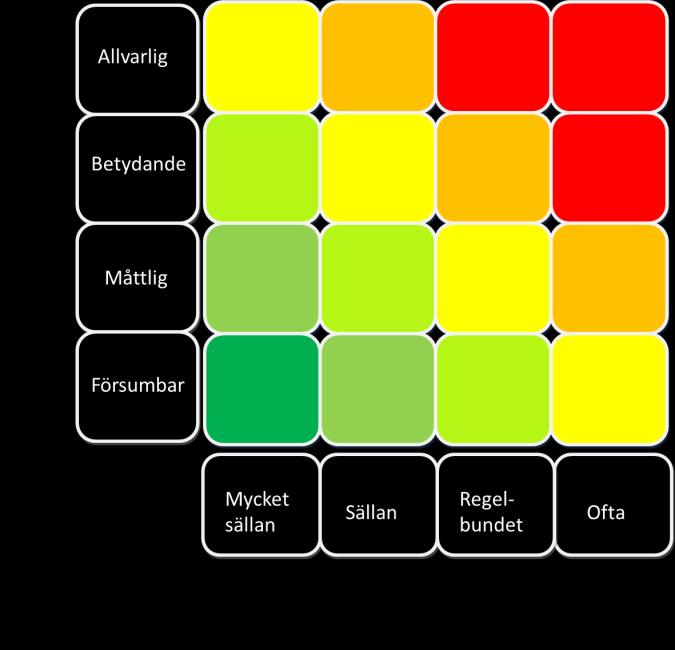 Riskanalys Identifiera och bedöma