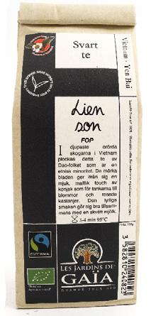 De mörka bladen ger ifrån sig en mjuk, maltlik touch