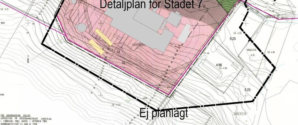 (fastställd 1964-04-24 dpl 199). Planerna anger industri (J) utan reglering av byggnadshöjd.